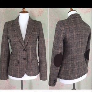 H&M plaid blazer